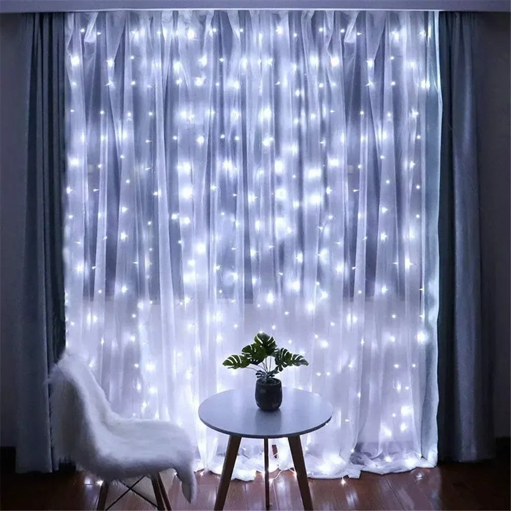 3/6M USB LED Curtain 8Modes Re - String Curtain Light avis et prix