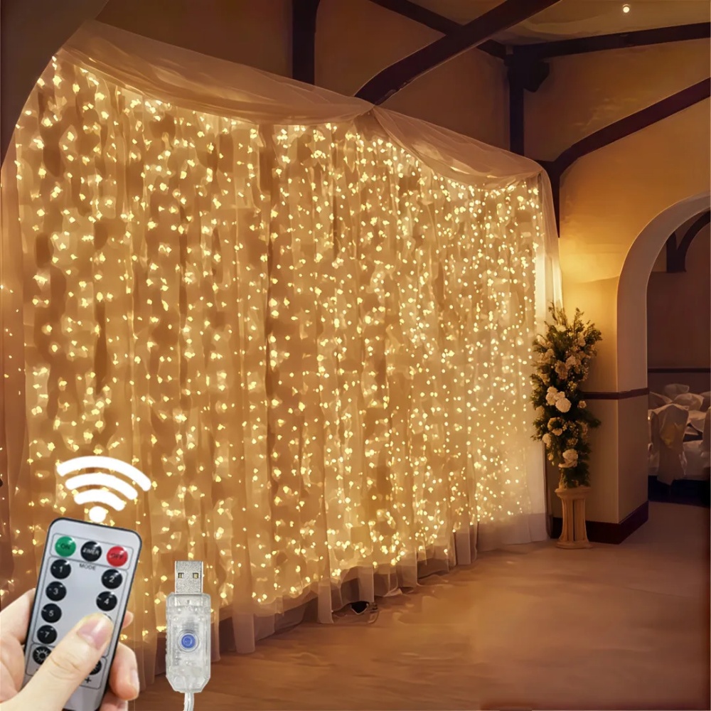 3/6m LED Curtain String Lights - String Curtain Light avis et prix