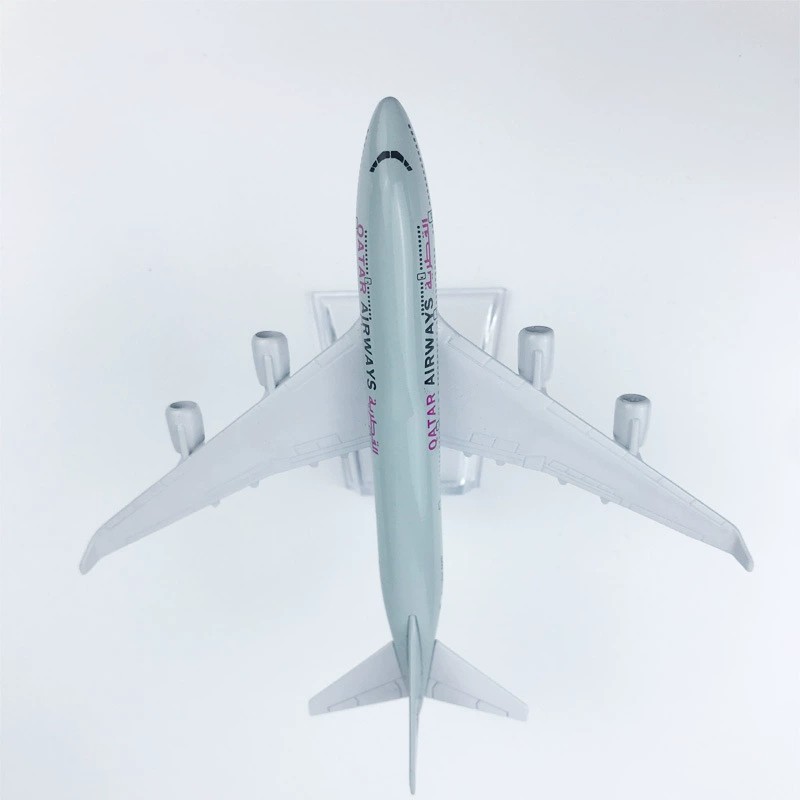 16cm Alloy Metal B747 Qatar Ai - Home Decor Qatar avis et prix