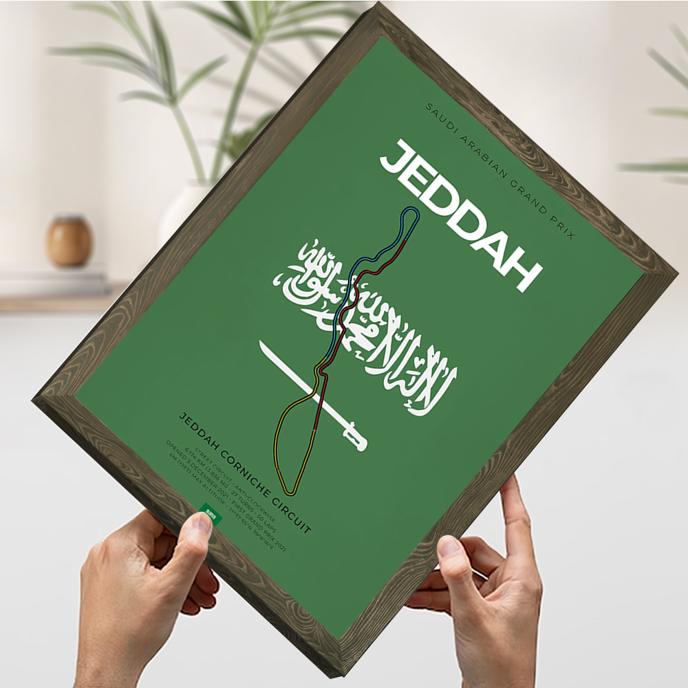 Jeddah F Racing Circuit Printi - Home Decor Jeddah avis et prix