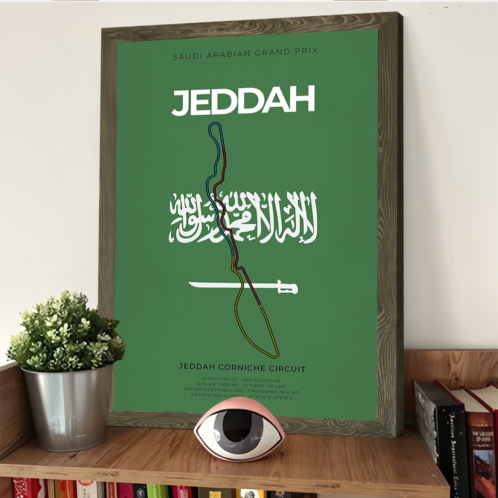 Jeddah F Racing Circuit Printi - Home Decor Jeddah avis et prix