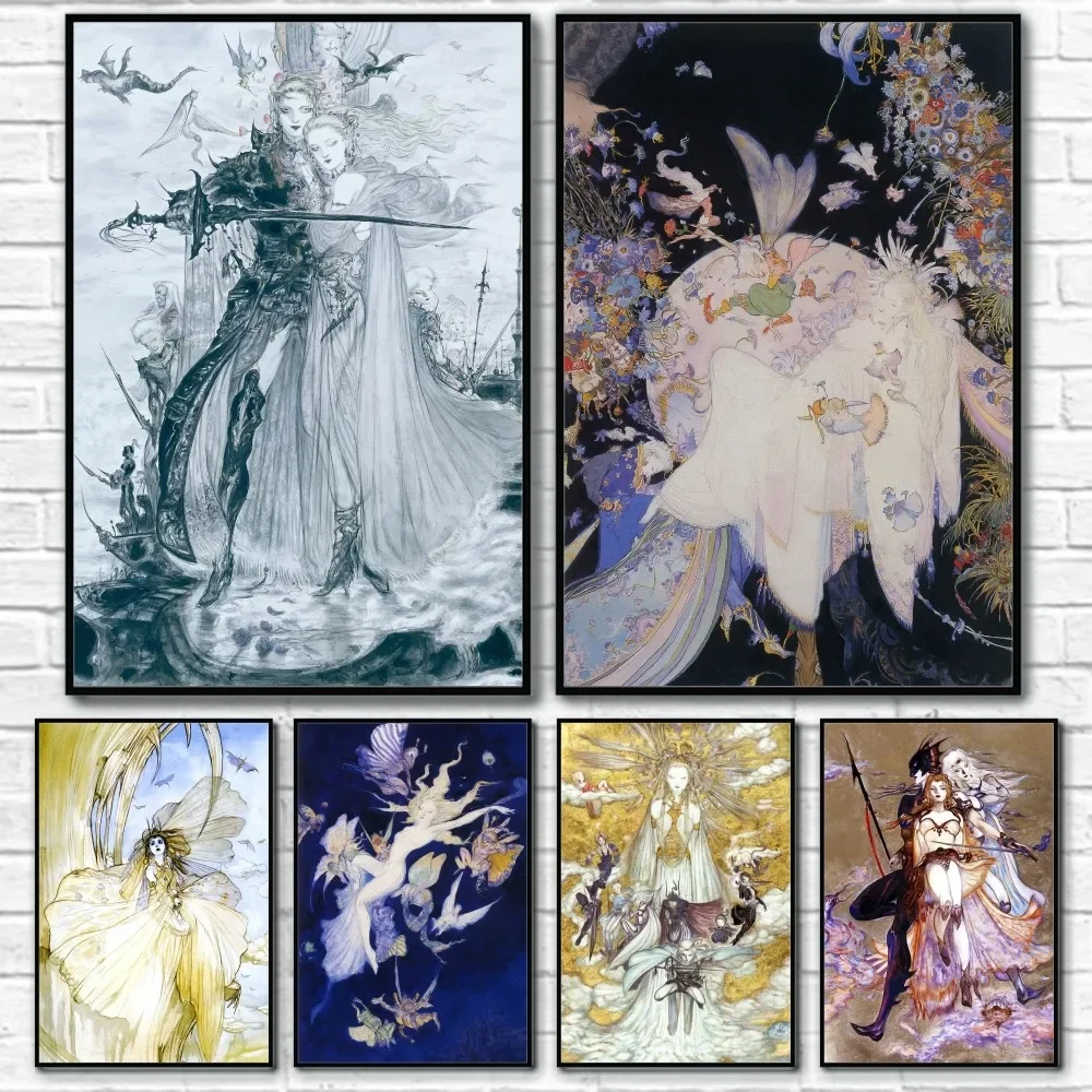 Yoshitaka Amano Final Fantasy  - Home Decor Games Free avis et prix