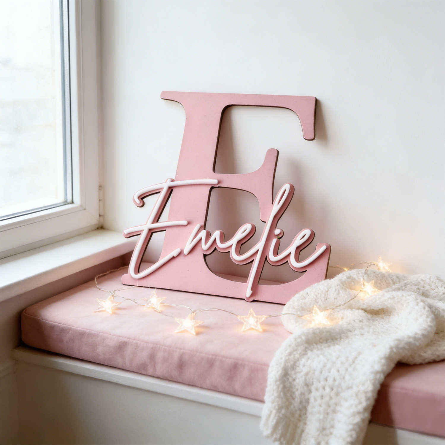 1pc Double-layer Wooden Name D - Home Decor Inspo avis et prix