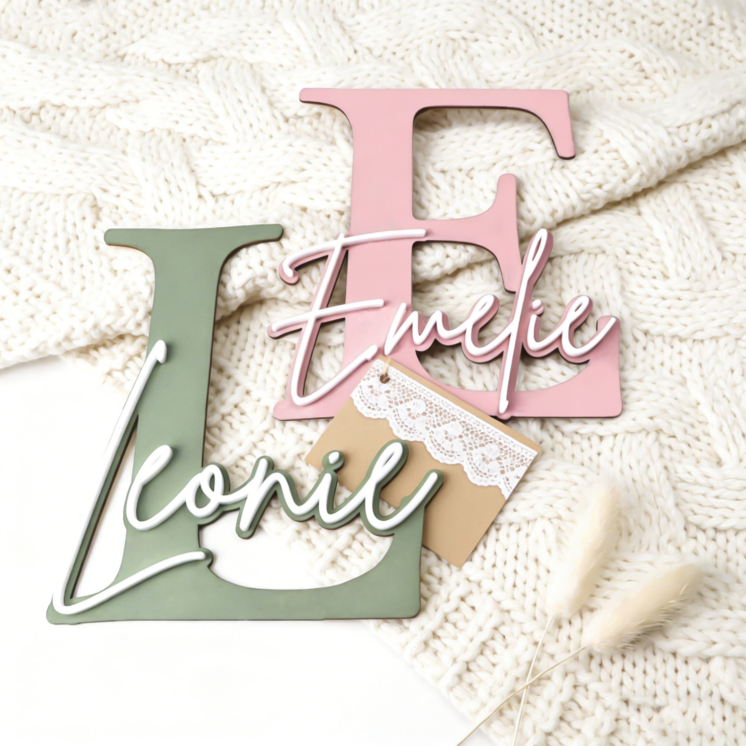 1pc Double-layer Wooden Name D - Home Decor Inspo avis et prix