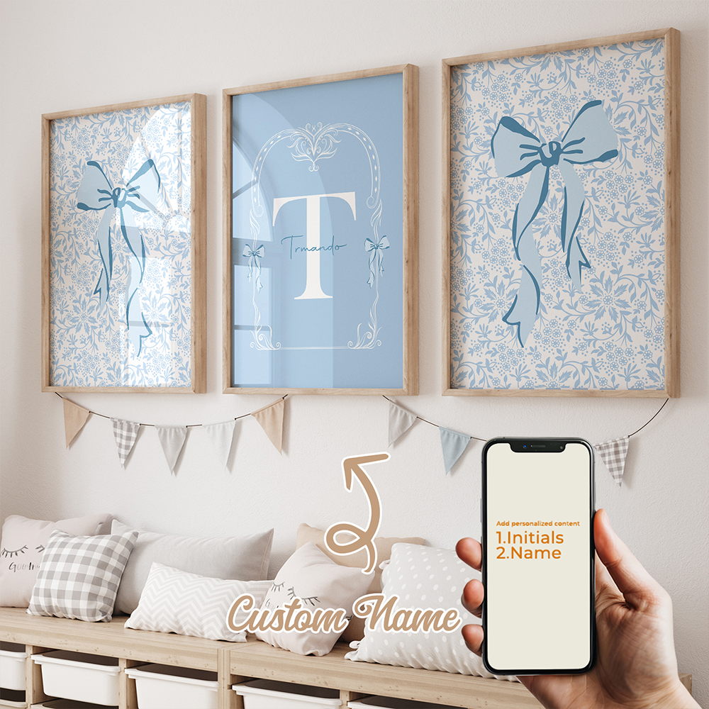 3pcs Personalized Custom Name  - Home Decor Aesthetic avis et prix