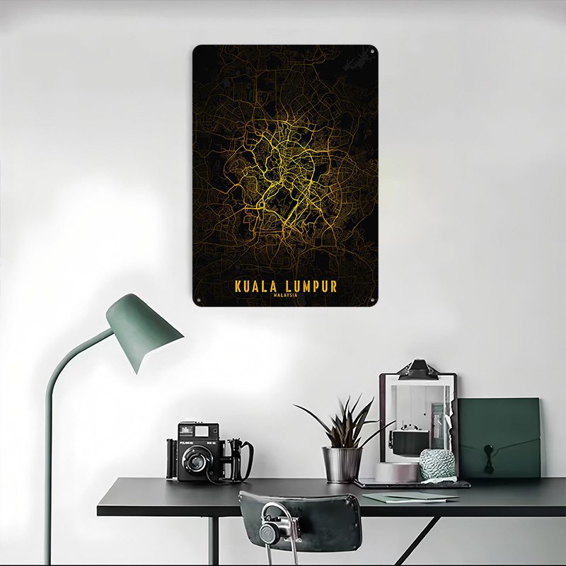 Kuala Lumpur Golden City Map P - Home Decor Kuala Lumpur avis et prix