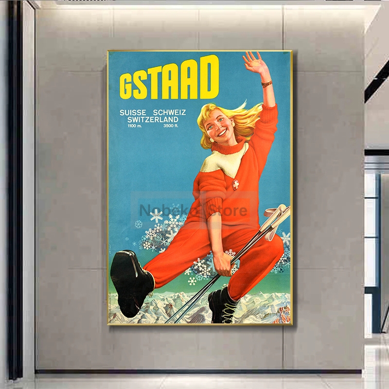 Switzerland Vintage Travel Pos - Home Decor Zurich avis et prix