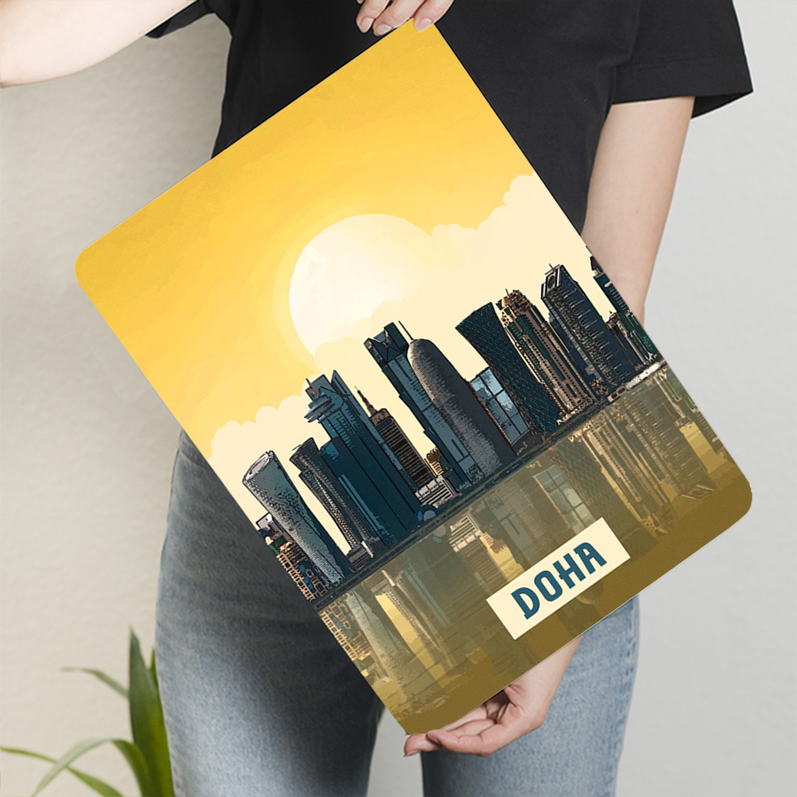 Doha Skyline Metal Wall Art Qa - Home Decor Qatar avis et prix