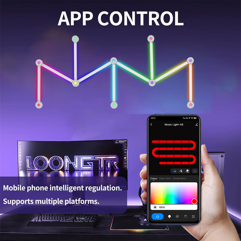 LED Smart DIY WIFI Wall Lamp S - Home Decor App Free avis et prix