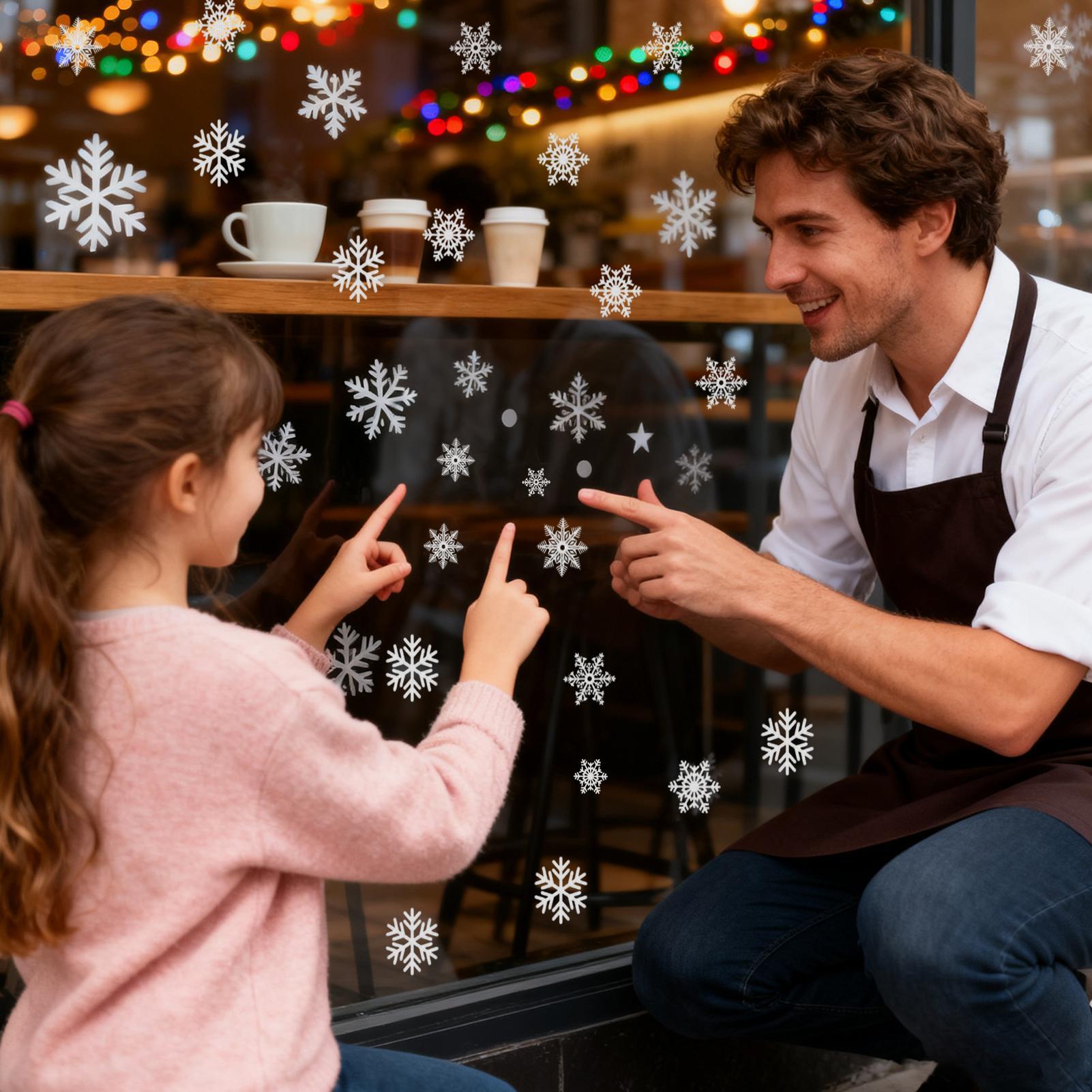 Snowflake Window Clings Christ - Home Decor Store avis et prix