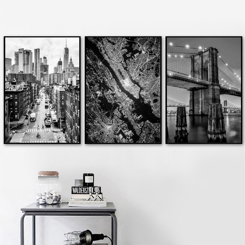 New York City Canvas Painting  - Home Decor New York avis et prix