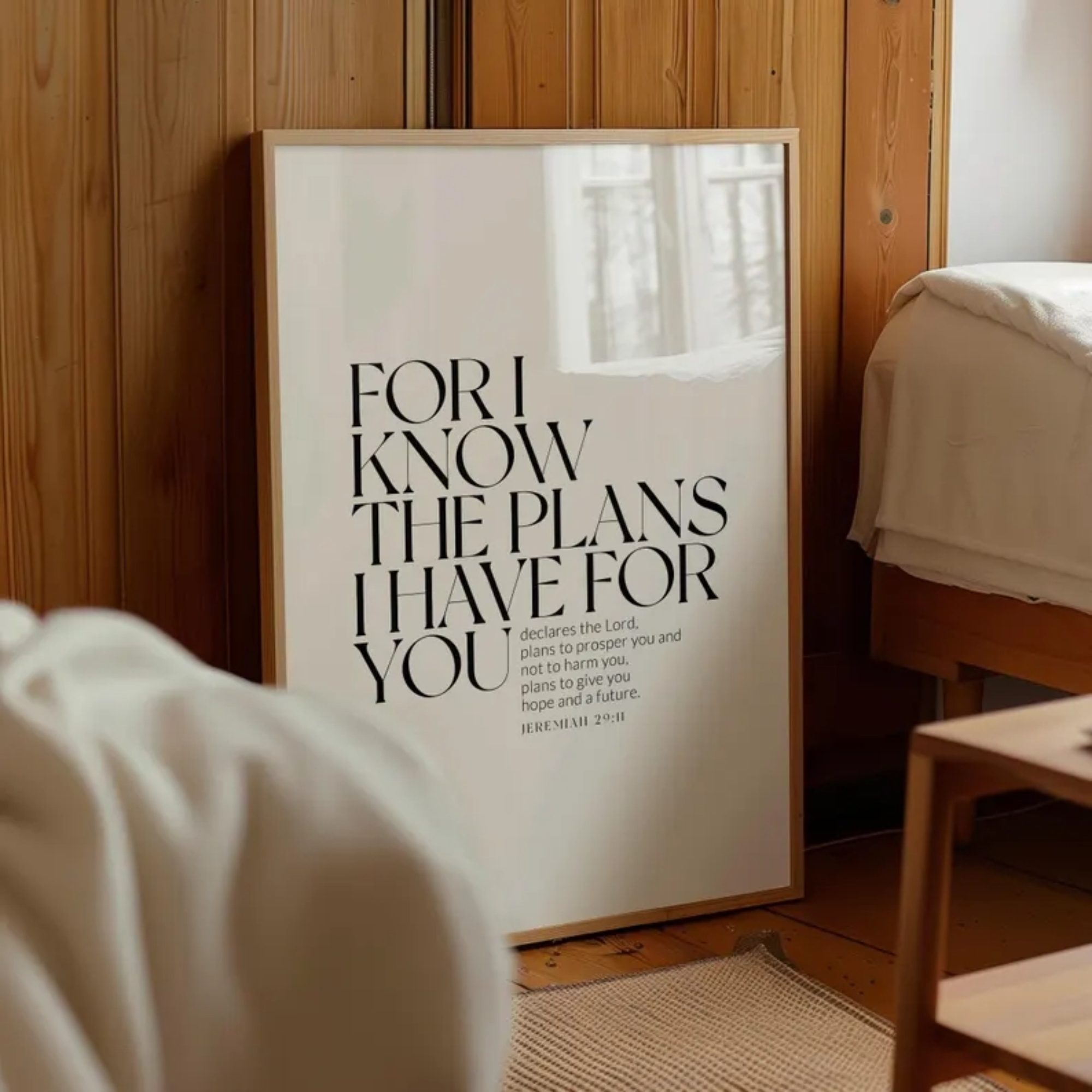 Bible Jeremiah 29:11Christian  - Home Decor Aesthetic avis et prix