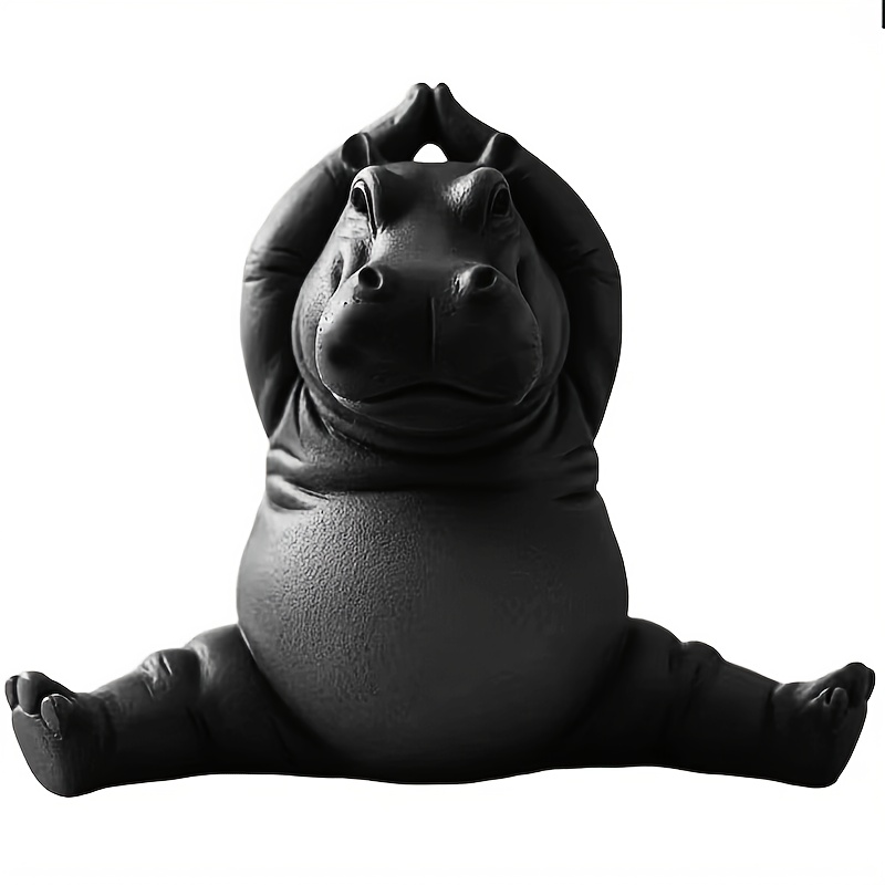 1 X Hippo Statue Ornament - Du - Home Decor Enthusiast avis et prix