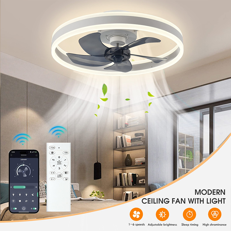 LED Ceiling Light Fan With APP - Home Decor App Free avis et prix