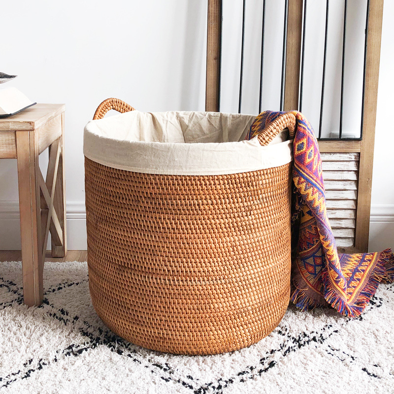 Rattan Laundry Basket, Large C - Home Decor Hampers avis et prix