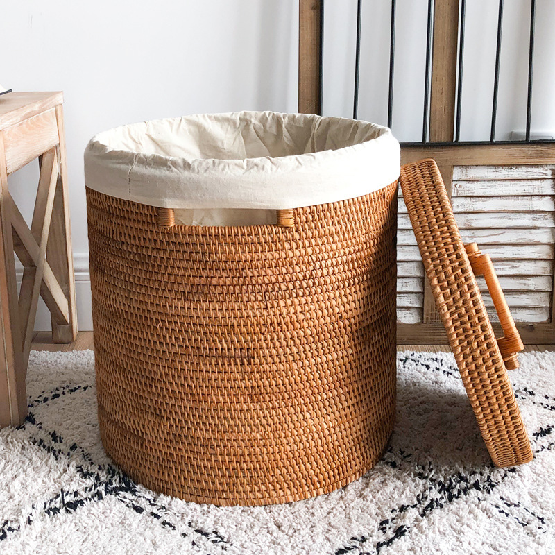 Rattan Laundry Basket, Large C - Home Decor Hampers avis et prix