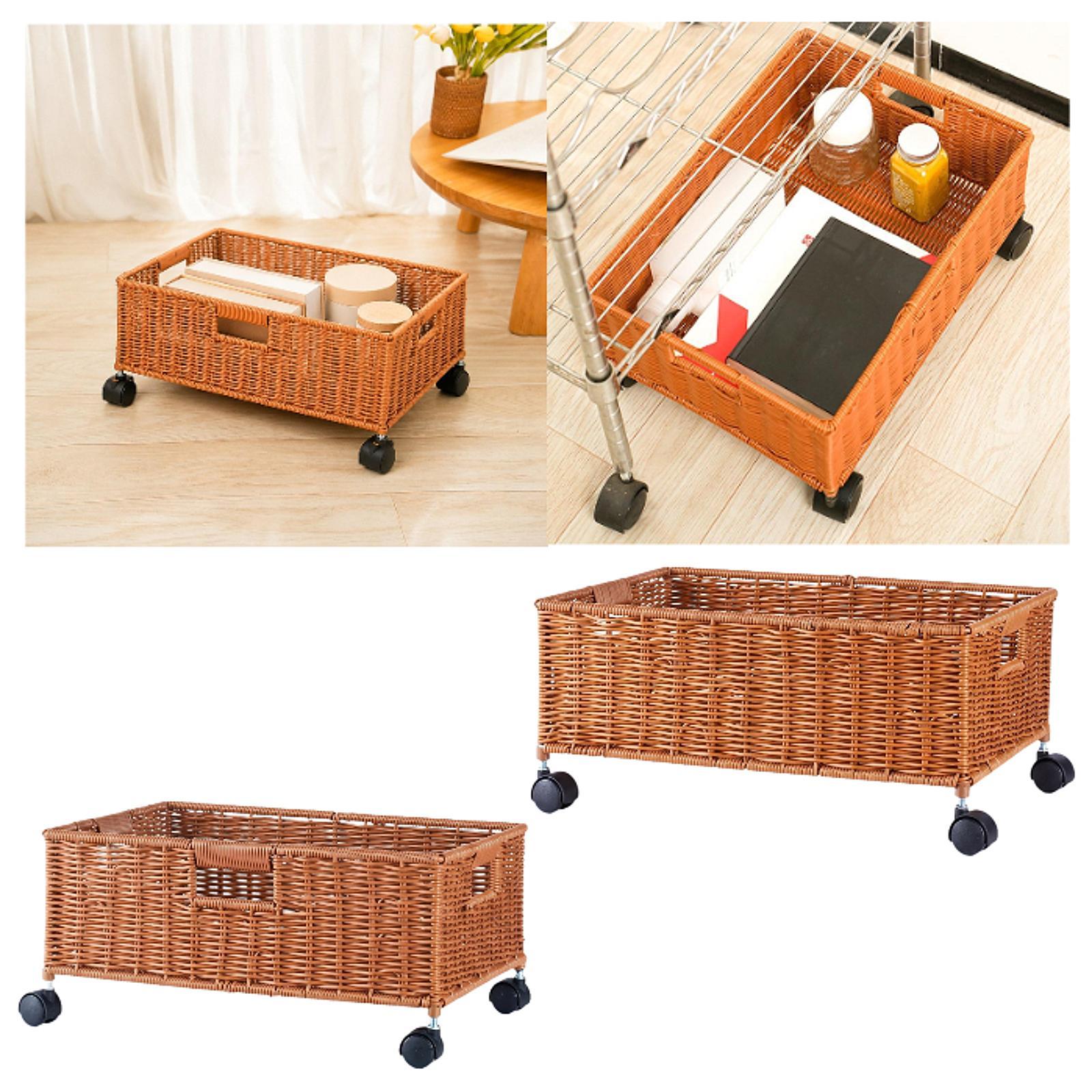 Storage Basket with Wheels Dec - Home Decor Hampers avis et prix