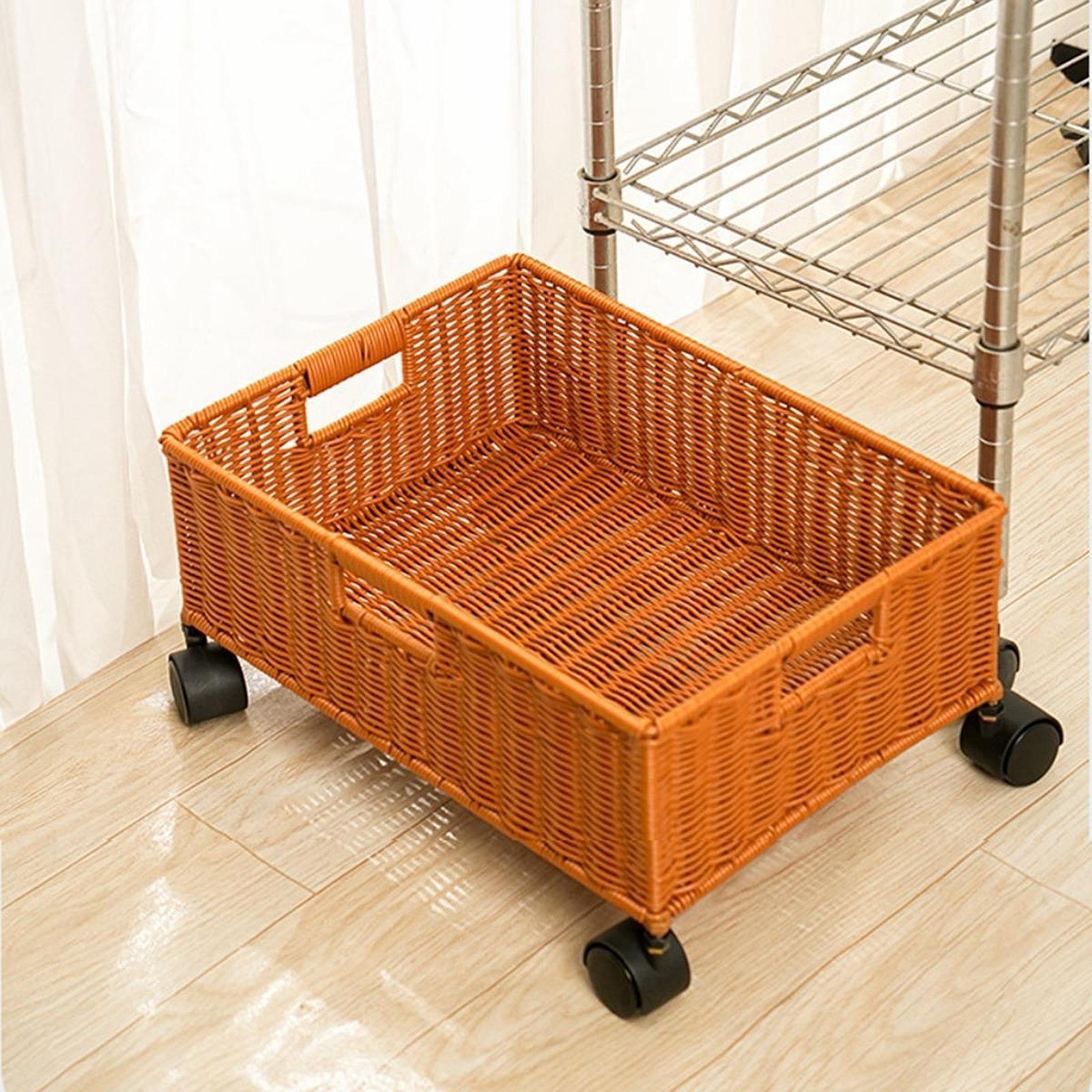 Storage Basket with Wheels Dec - Home Decor Hampers avis et prix