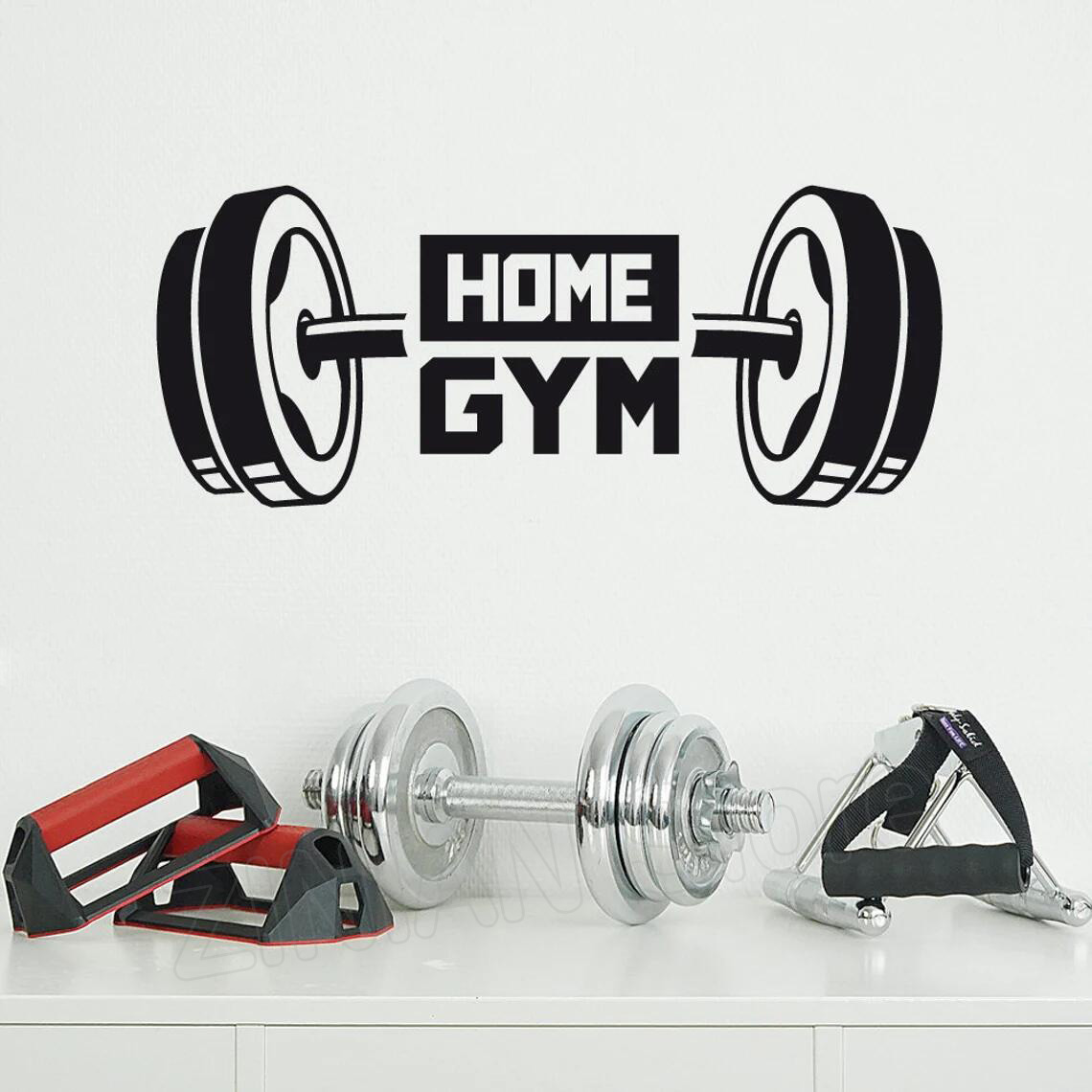 Fitness Home Gym Decor Wall St - Home Decor Vinyl Flooring avis et prix