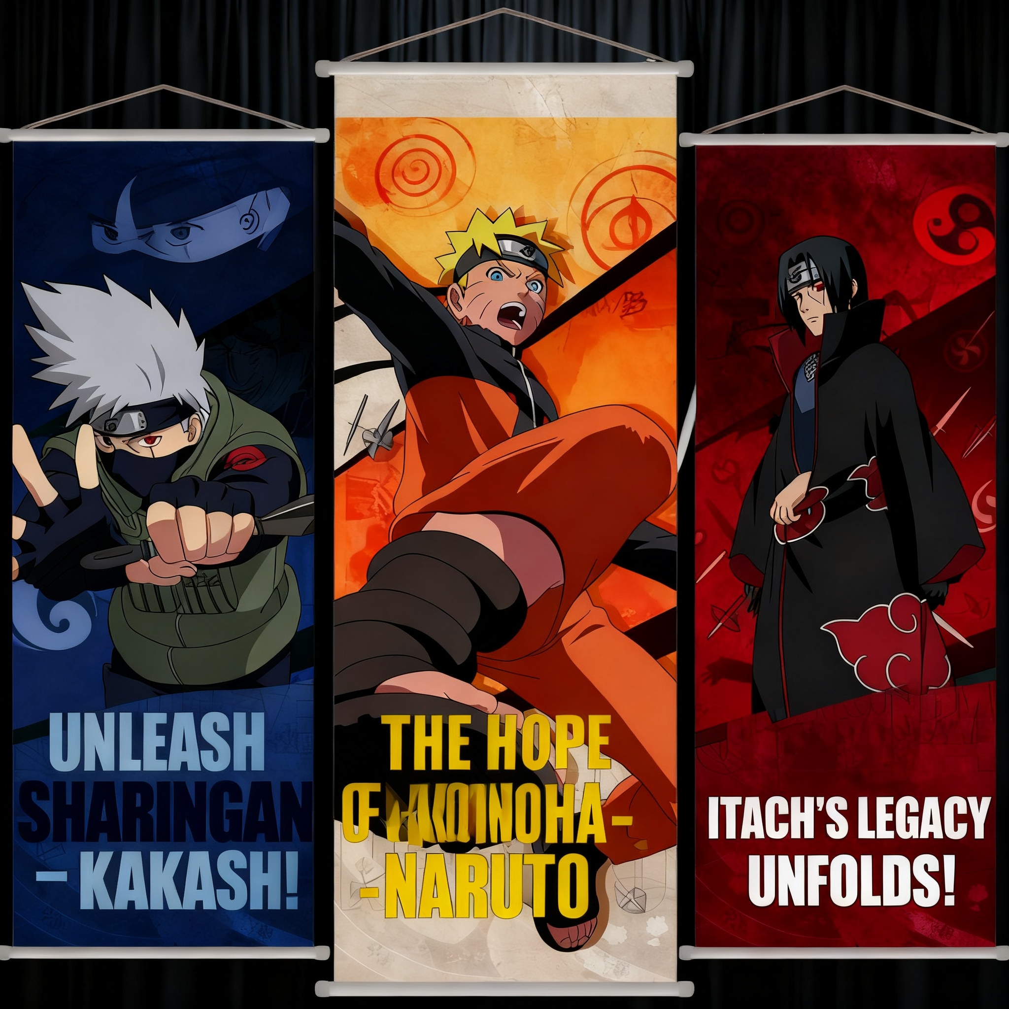 Naruto Anime Uzumaki Long Scro - Home Decor Aesthetic avis et prix