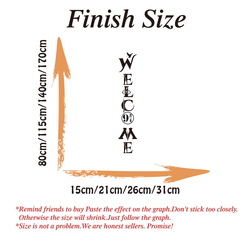 Large Welcome Harr Y Door Wall - Home Decor Vinyl Flooring avis et prix